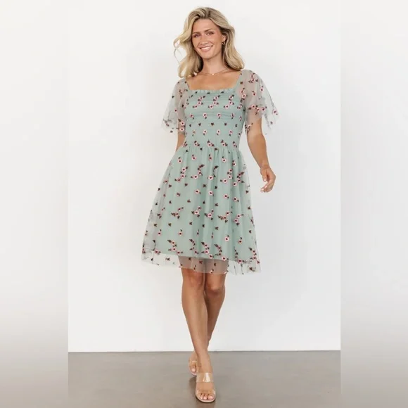 baltic born cocktail dress neck keyhole tie Baltic Born Womens Caldwell Denim